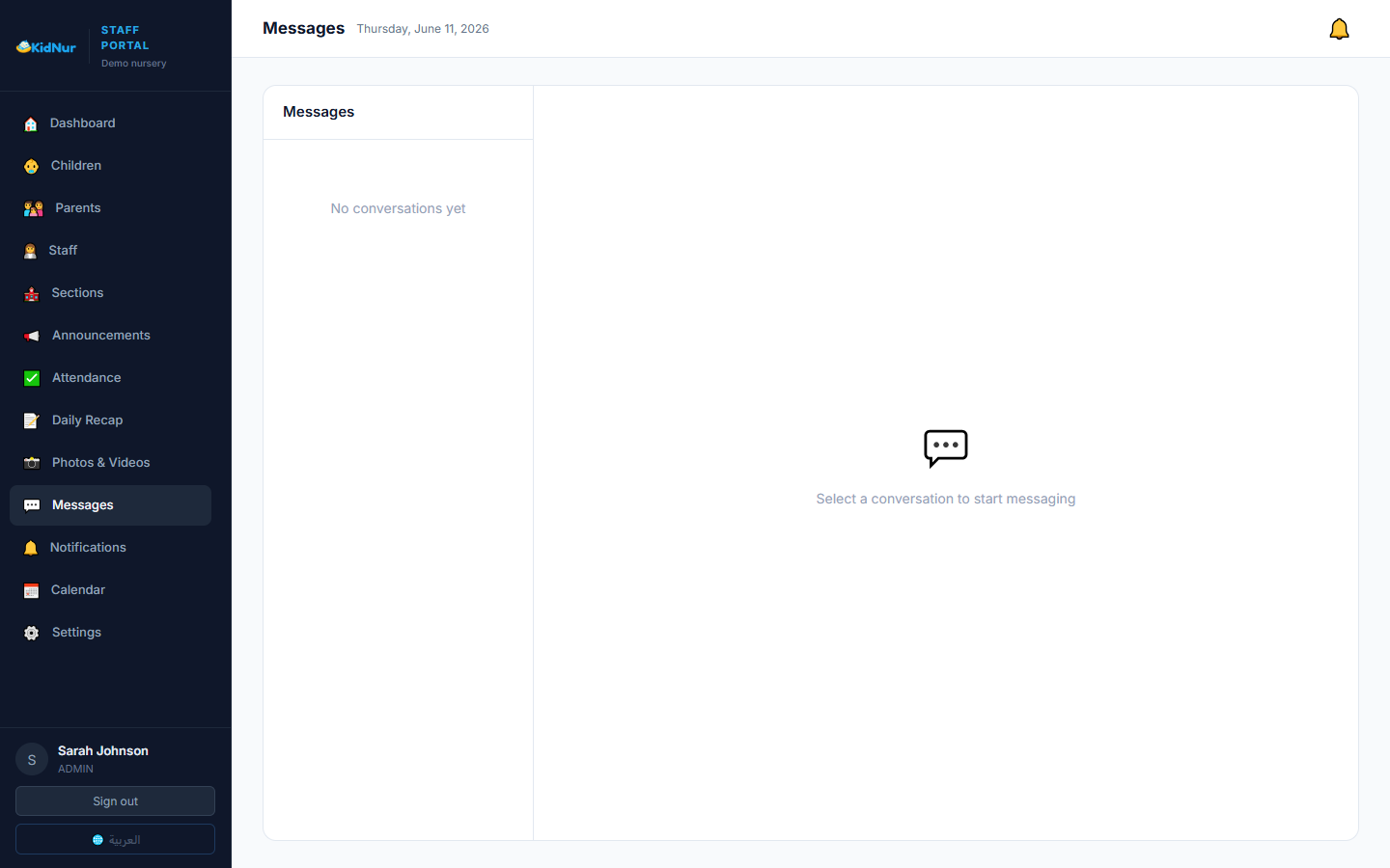 KidNur Messaging